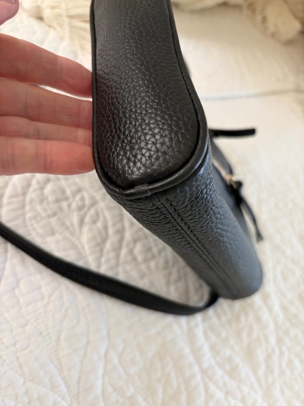 kate spade Black Pebbled Leather Small Crossbody - Picture 5 of 7